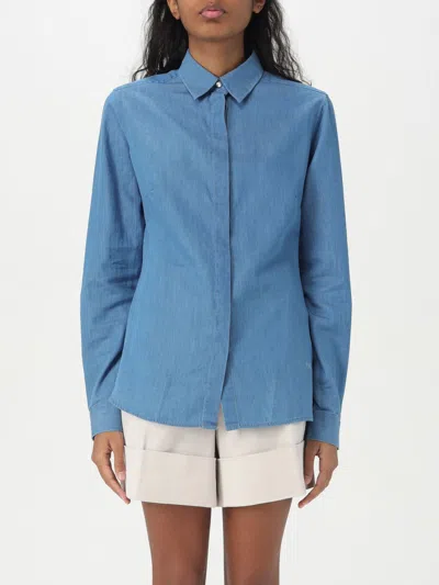 FAY SHIRT FAY WOMAN COLOR BLUE,G65653009