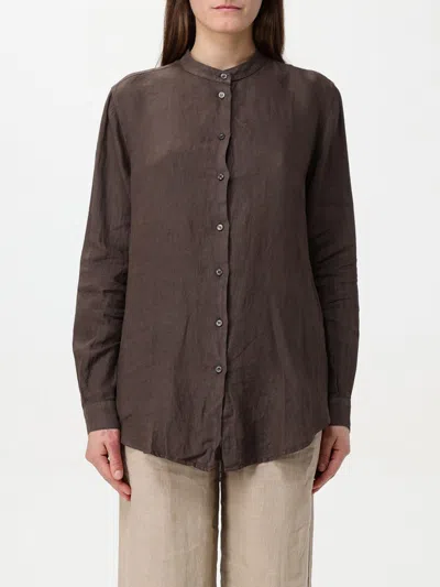 FAY SHIRT FAY WOMAN COLOR BROWN,G57908032