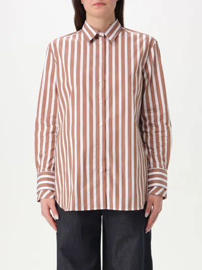 FAY SHIRT FAY WOMAN COLOR BROWN,G65652032