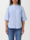 FAY SHIRT FAY WOMAN COLOR GNAWED BLUE 1,F36819242