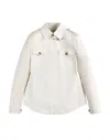 Fay White Collared Jacket In White