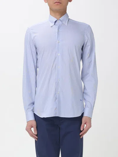 Fay Shirt Man  In Blue