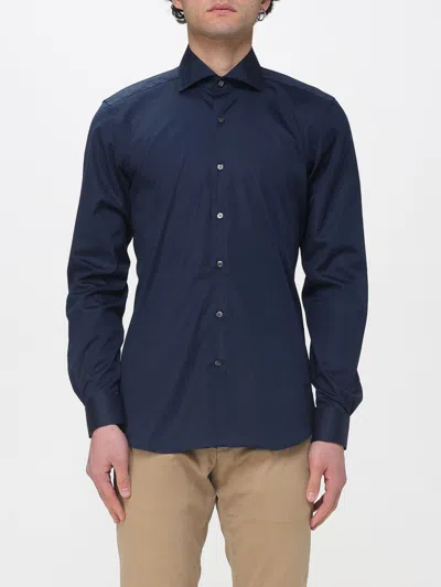 Fay Shirt Man  In Blue