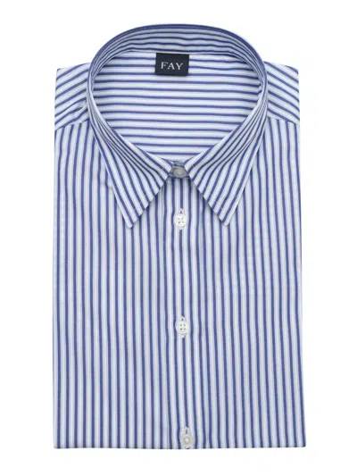 Fay Shirt M/c In Blue