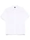 Fay Shirt With Short Raglan Sleeves In White