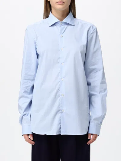 Fay Shirt Woman Color Sky In Blue