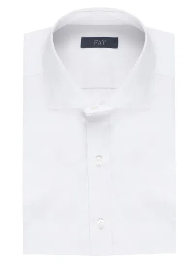 Fay Cotton Shirt In White