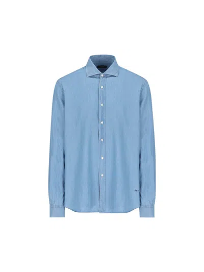 Fay Shirts In Blue