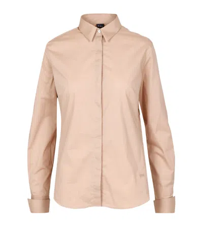 Fay Shirts Beige In Pink