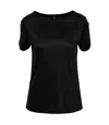 Fay Basic Short Sleeve Round Neck T-shirt In Black