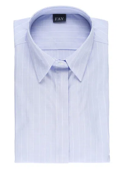 Fay Shirts In Blue