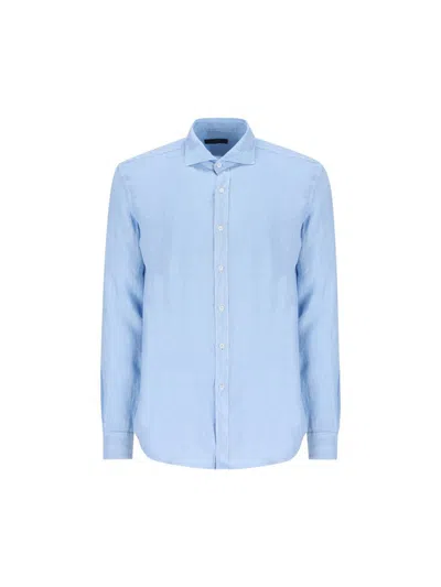 Fay Shirts In Blue