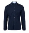 Fay Long-sleeved Shirt In Blue