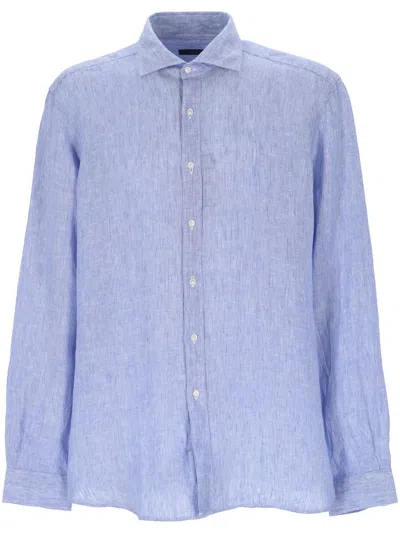 Fay Shirts In Blue