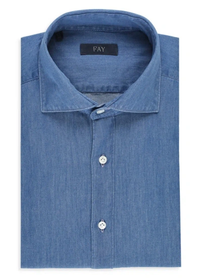Fay Shirts Blue