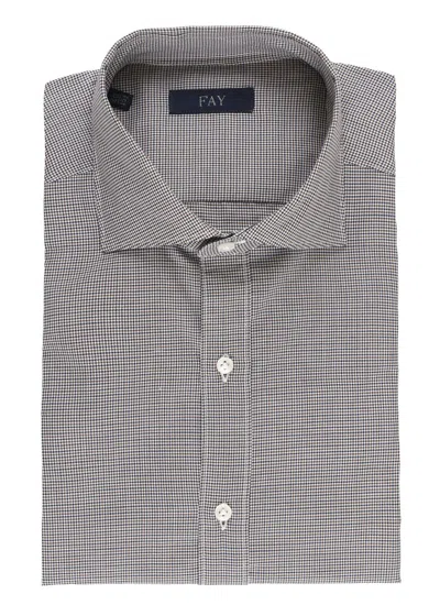 Fay Shirts Brown