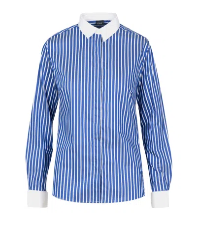 Fay Shirts Light Blue+white