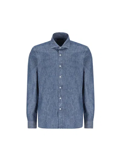 Fay Shirts In Navy