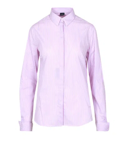 Fay Shirts Pink+white In Purple