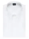 Fay Stretch Cotton Shirt In White