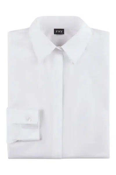 FAY FAY SHIRTS WHITE