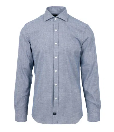 Fay Shirts White In Gray