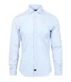 Fay Shirts White In Blue