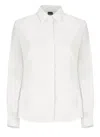 Fay Stretch Cotton Shirt In White