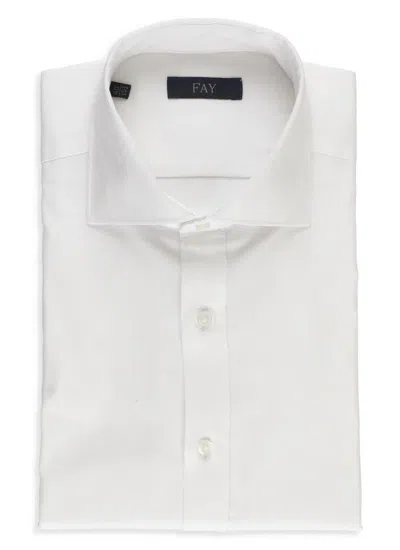 Fay Cotton Shirt In White