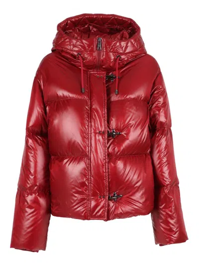 Fay Short Duvet In Red