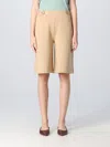 Fay Short  Woman Color Beige In Beige