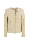 FAY SHORT JACKET IN EMBROIDERED COTTON