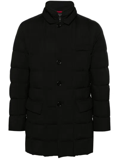 FAY FAY SHORT PADDED PUFFER JACKET WITH HIGH COLLAR