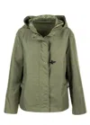 Fay Short Parka In Green