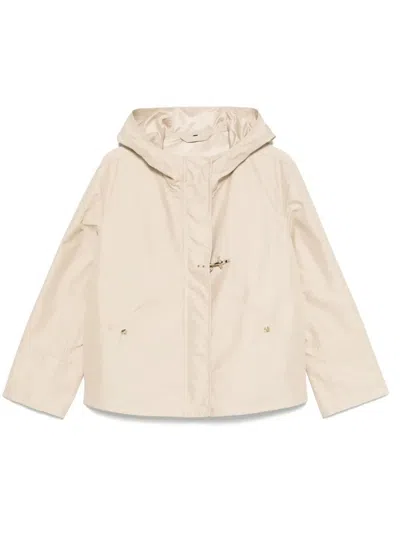 Fay Short Parka In Beige