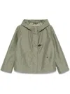 Fay Short Water-repellent Parka With Iconic Gancio