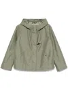 Fay Short Water-repellent Parka With Iconic Gancio