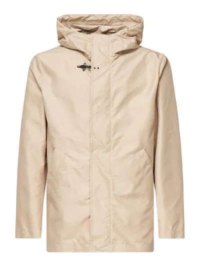 FAY SHORT PARKA IN TECHNICAL POPLIN