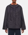 Fay Short Parka With Hood In Blue