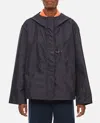 Fay Short Parka With Hood In Blue