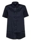 Fay Short Sleeve Shirt In Blue