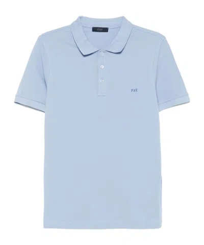 FAY PIQUÉ-WEAVE POLO SHIRT