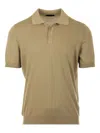 Fay Short-sleeve Polo Shirt In Brown
