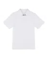 Fay Short Sleeve Polo Shirt In White