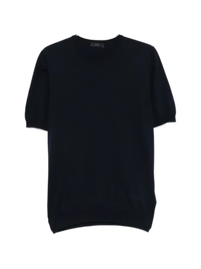 Fay Short Sleeve T-shirt In Black
