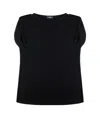 Fay Short-sleeved Blouse In Black