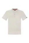 Fay Short Sleeved Cotton Polo Shirt