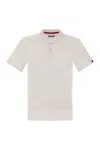 Fay Short Sleeved Cotton Polo Shirt