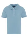 Fay Short-sleeved Polo Shirt In Blue