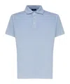 Fay Light Blue Polo In Blue